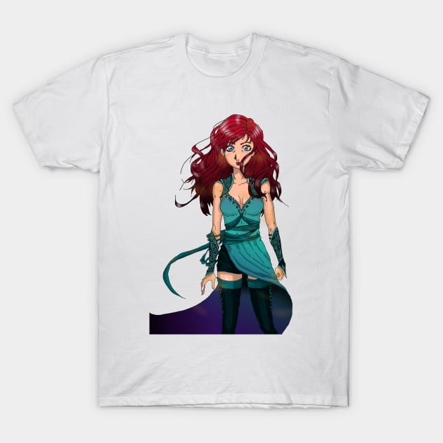 Fantasy Girl without background T-Shirt by Hikaruel